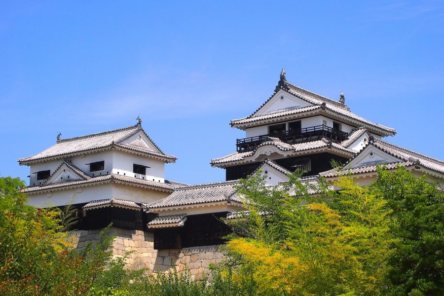 Le château de Matsuyama. (© Maxime DRAY))