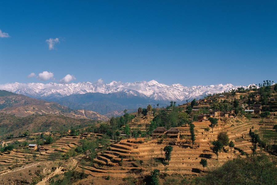 Lorsque le temps le permet, Nagarkot offre un sublime panorama sur la chaîne himalayenne. Author's Image