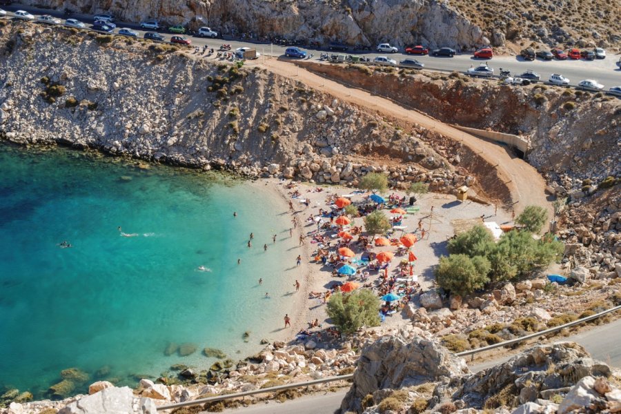 La plage de Vroulidia, Chios. Cunfek - iStockphoto