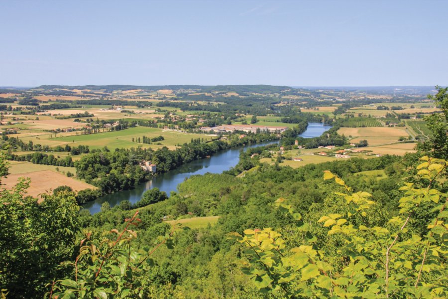 Vue sur Penne-d'Agenais. ADRT47