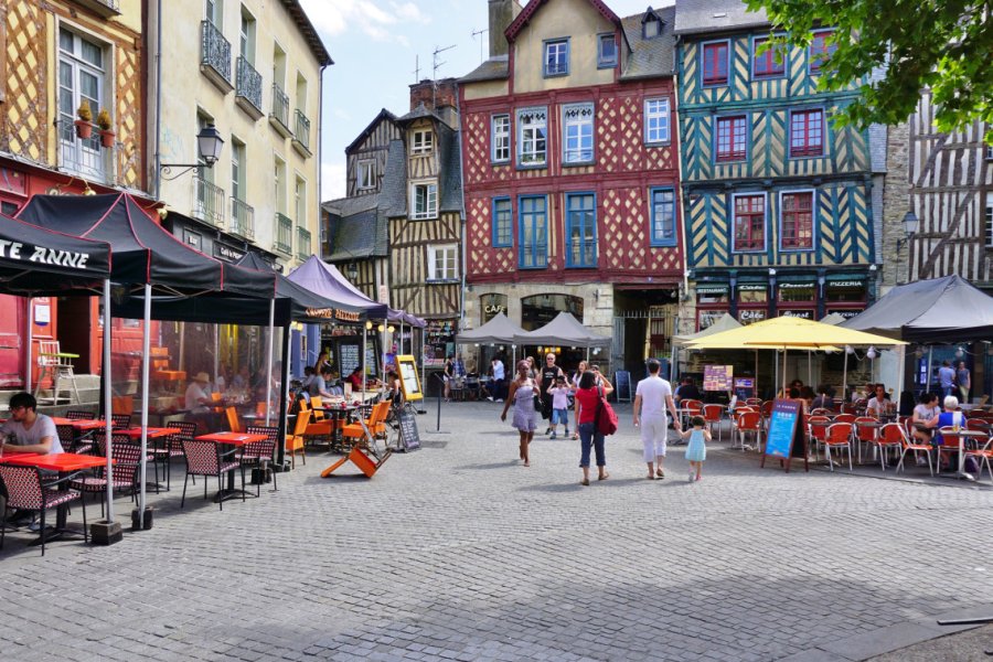 Dans les rues de Rennes. EQRoy - Shutterstock.com