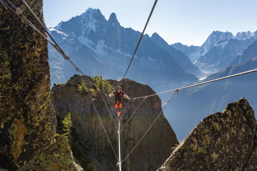 Via Ferrata vers Chamonix. Subbotsky - iStockphoto.com