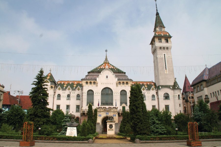 Le palais de l'Administration de Târgu Mureş. Stéphan SZEREMETA