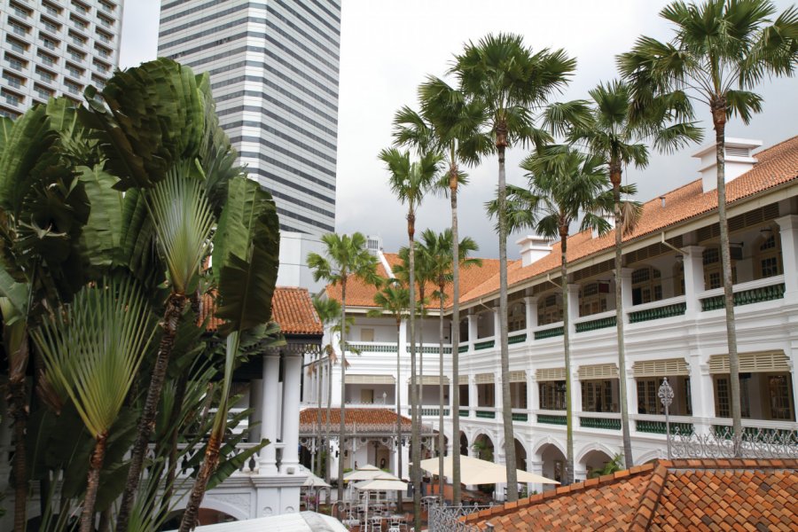 Arcades commerciales de l'hôtel Raffles Stéphan SZEREMETA