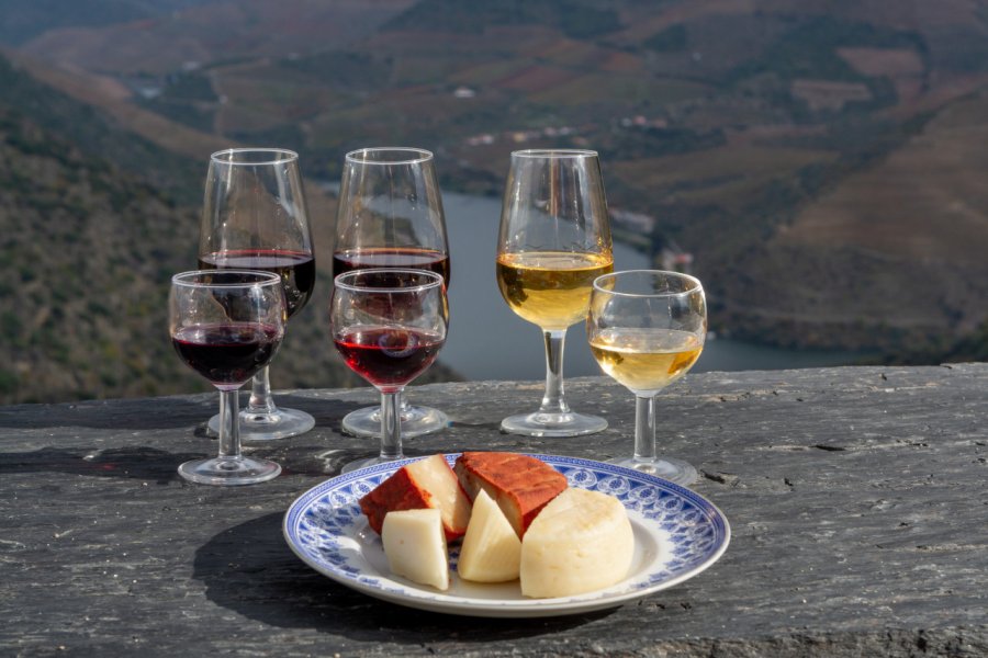 Dégustation de différentes variétés de porto. barmalini - Shutterstock.com