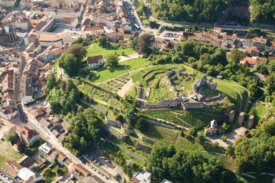 Les vestiges du château d'Épinal Ville d'Epinal