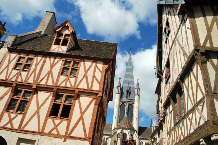 Maisons pittoresques à pan de bois. Yvann K - FOTOLIA