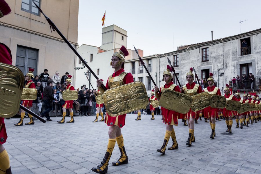 Soldats romains lors de la semaine sainte à Verges. David Ortega Baglietto - Shutterstock.com