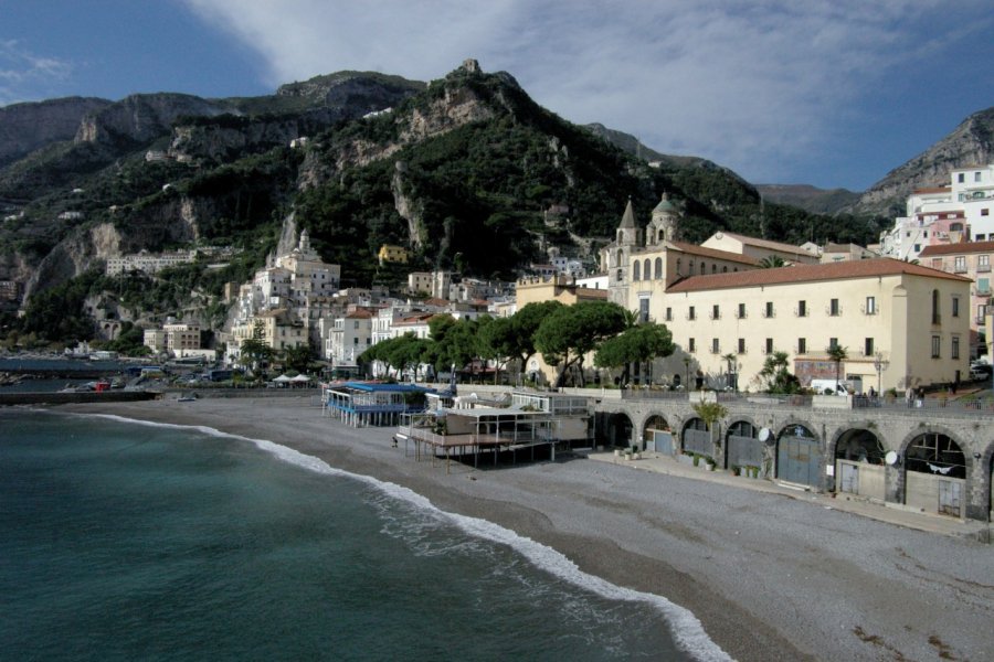 Vue générale d'Amalfi. Stéphan SZEREMETA