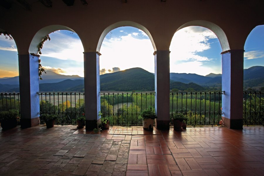 Paysage de La Vall d'en Bas. Itinerànnia