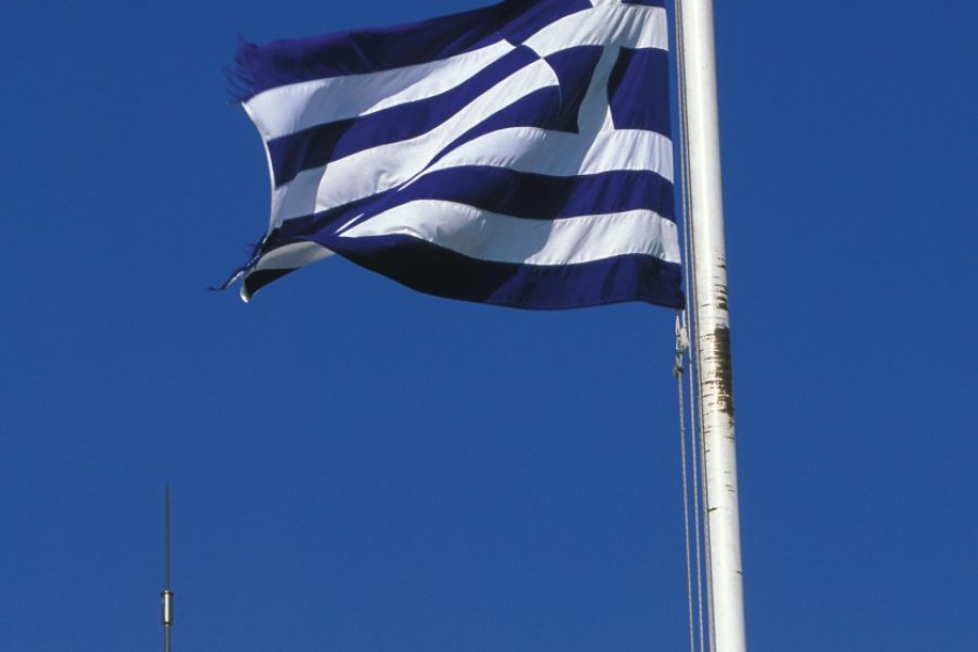 Drapeau grec. (© Author's Image))