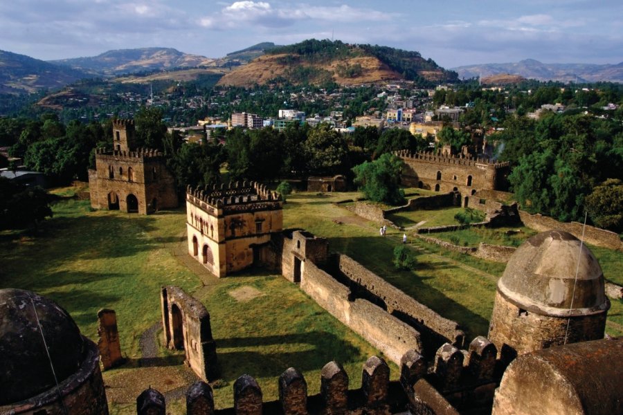 Le palais du souverain Fasilidas (1632-1667), à Gondar. TRINITY