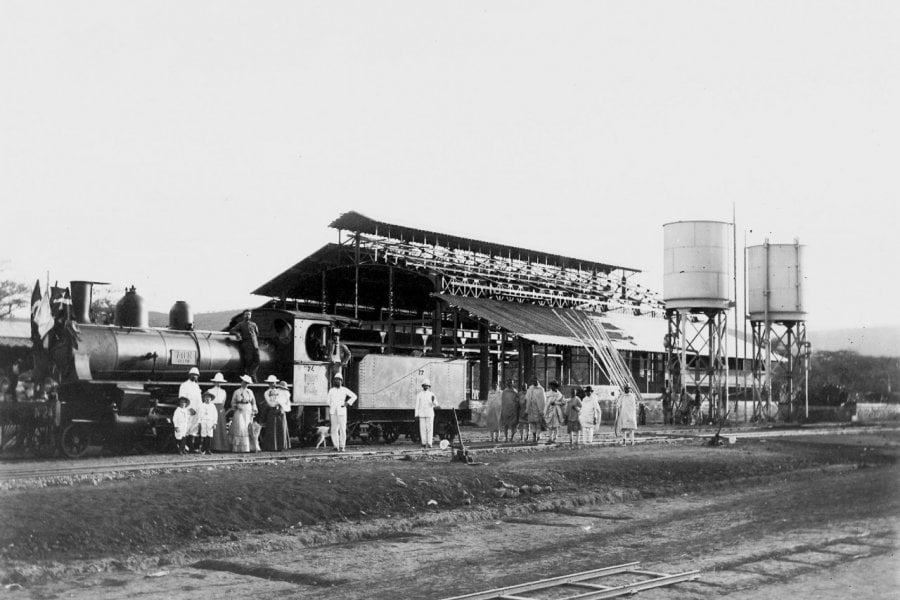 La gare de Dire Dawa au début du XXe siècle. Unknown Author - Wikimedia Commons