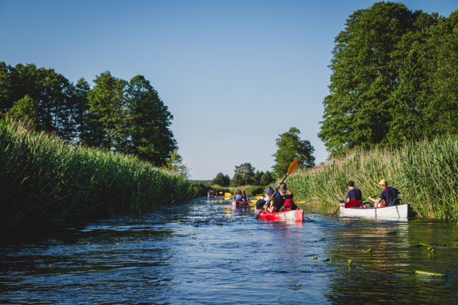 Canoë sur les fleuves Rinda et Irbe. Niks Freimanis - Shutterstock.com