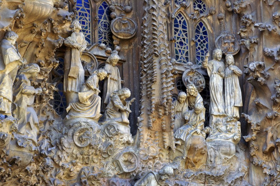 Détail de la façade de la Nativité Pecold - Shutterstock.com