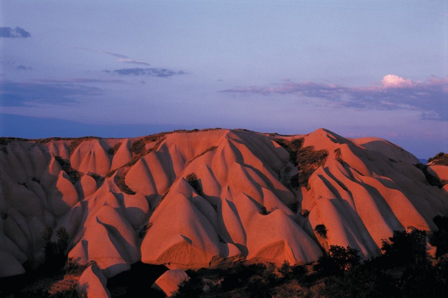 La vallée blanche au coucher de soleil. Author's Image