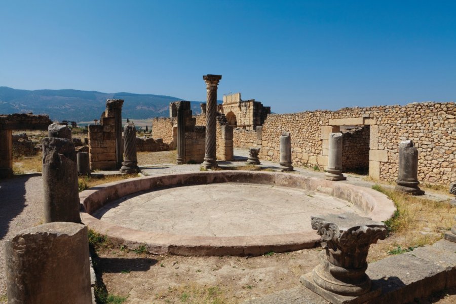 Cité antique de Volubilis, la maison aux colonnes. Philippe GUERSAN - Author's Image