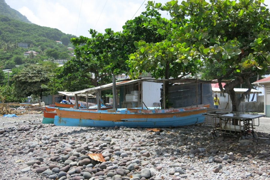 Port de pêche, Scotts Head. Gilles MOREL