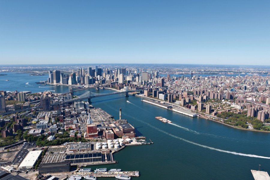 Vue aérienne de Brooklyn. Amriphoto - iStockphoto.com