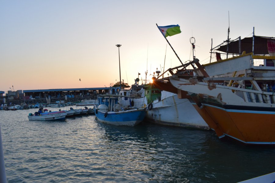 Bateaux de pêche dans le port de Djibouti. Simbarashe Sakuinje - Shutterstock.com