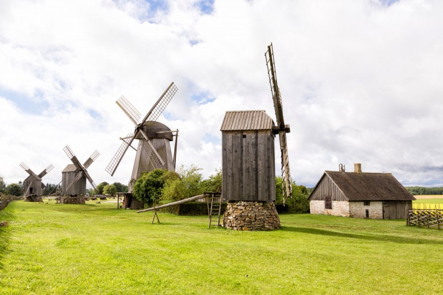 Moulins à vent en bois traditionnels Fredy Thuerig - Shutterstock.com