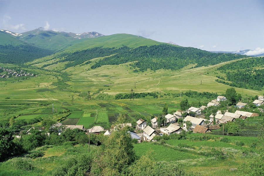 Village aux environs de Vanadzor. Alamer - Iconotec