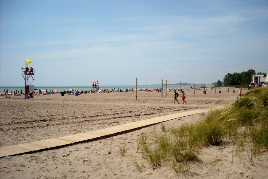 La plage Main Beach à Port Stanley, sur les rives du lac Érié. Valérie FORTIER