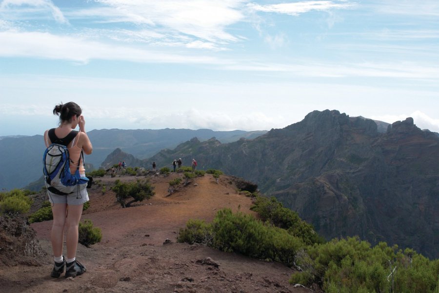 Pico Ruivo, le point culminant de l'île (1 862 m). Sébastien Cailleux