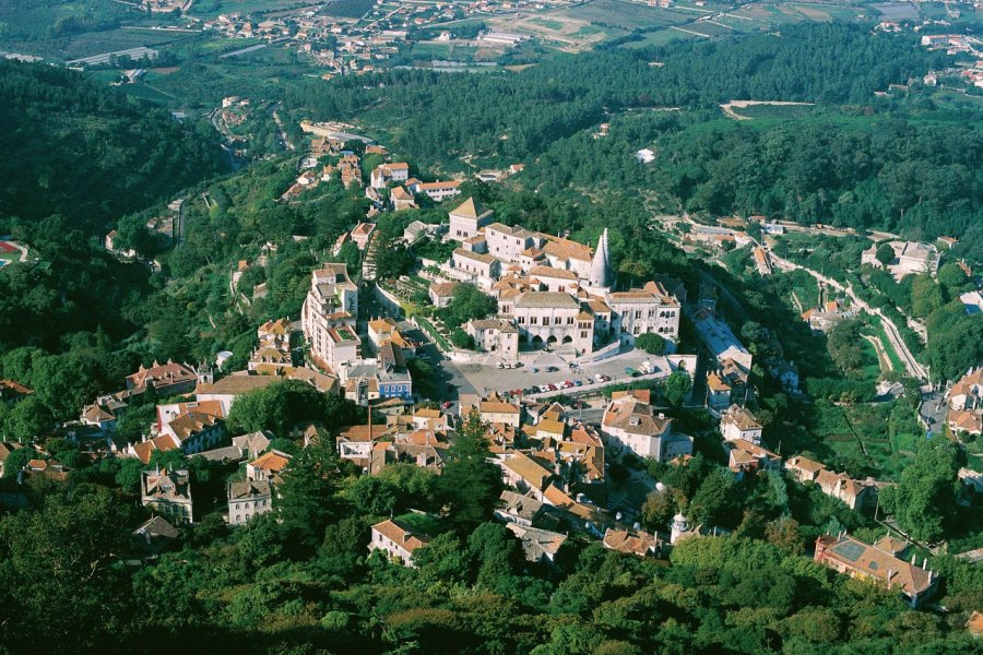 Sintra vue du ciel. Author's Image