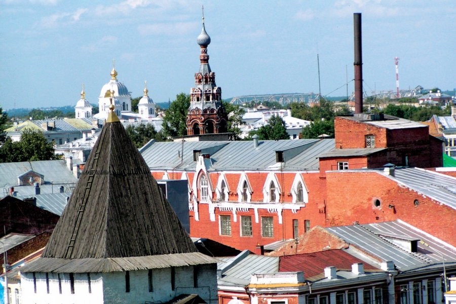 Vue de la ville depuis le campanile du monastère du Sauveur. Stéphan SZEREMETA