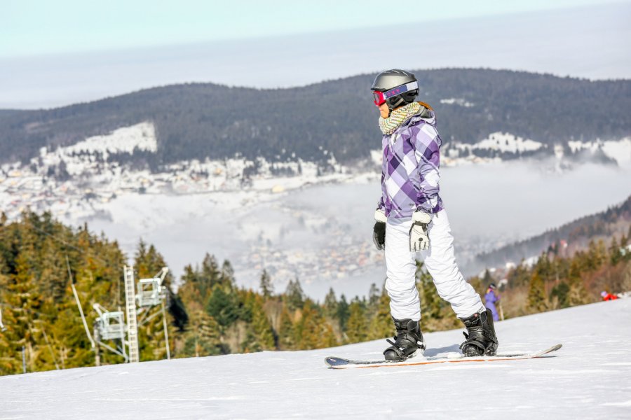 Snowboard à Gérardmer dans les Vosges. pixinoo - Shutterstock.Com