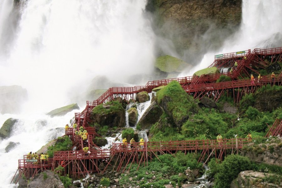 Itinéraire d'observation des chutes américaines. Stéphan SZEREMETA