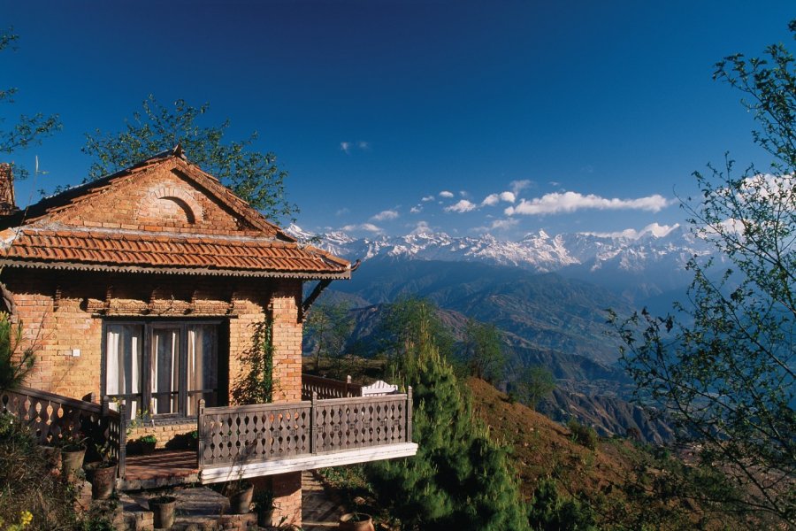 Paysage de Nagarkot. Author's Image