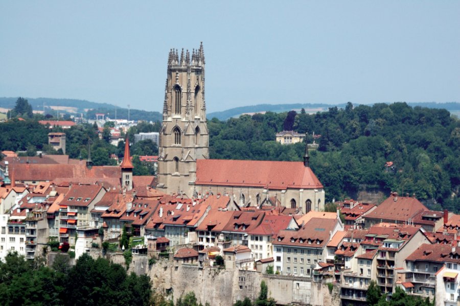 La cathédrale de Fribourg. oOnicoOo - Fotolia