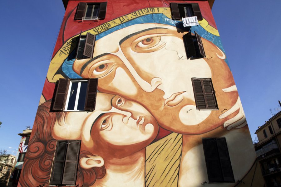 Street Art, oeuvre de Mr Klevra. Sara Sette - Shutterstock.com