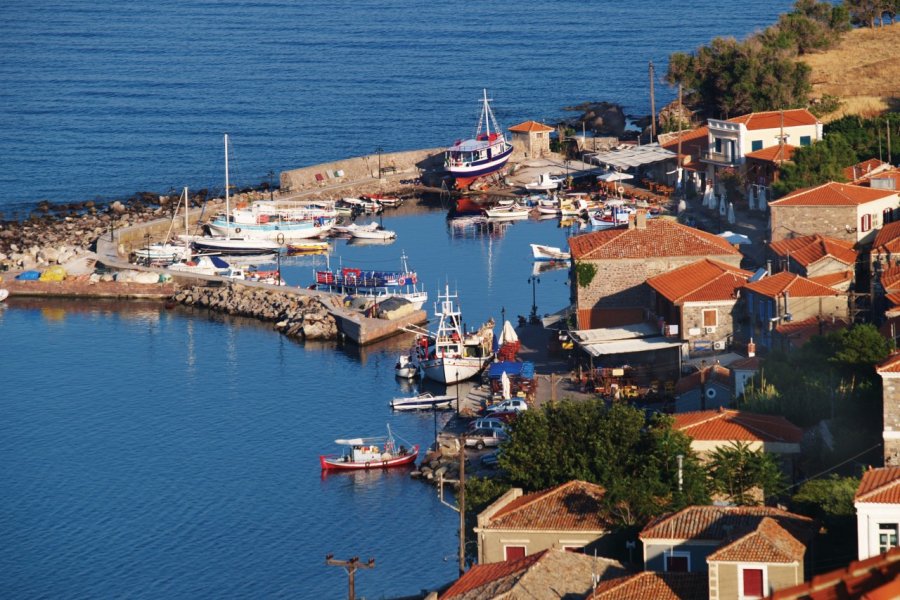 Molivos, sur l'île de Lesbos. Vm - iStockphoto