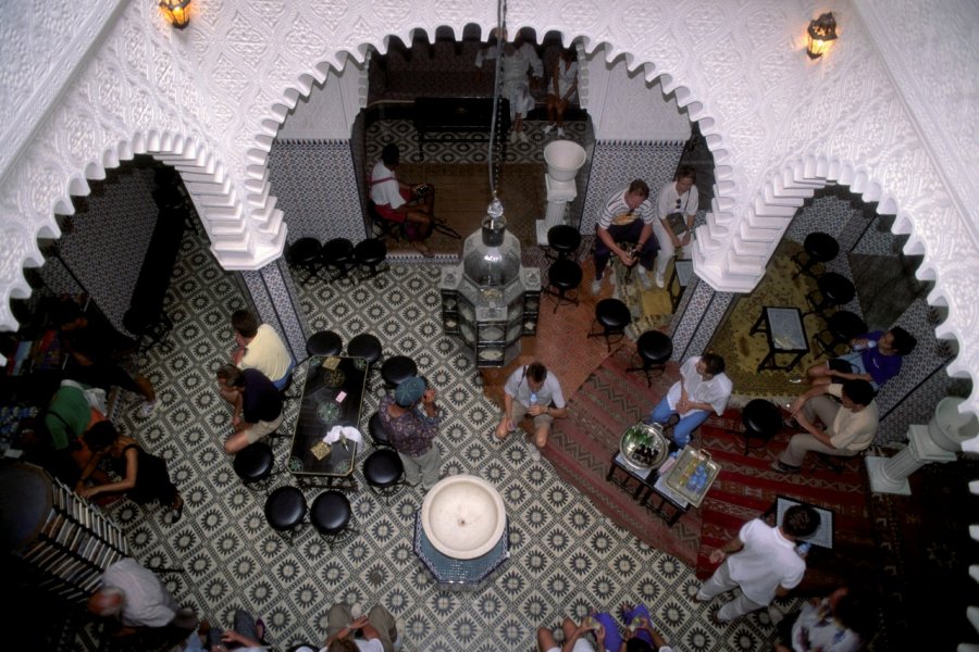 Café dans la médina de Tétouan. Author's Image