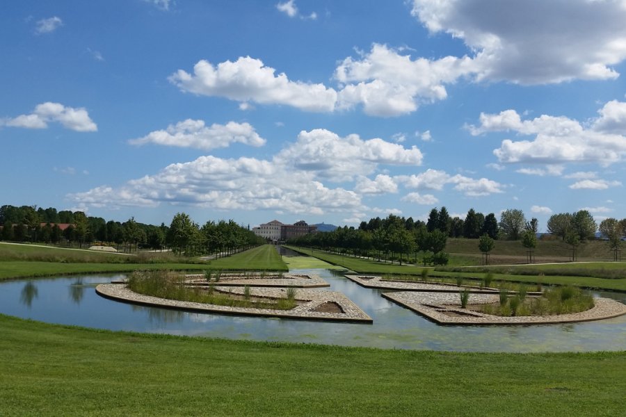 Vue sur les jardins de la Venaria Reale. Laurent BOSCHERO