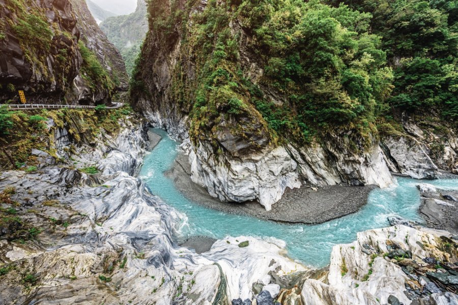 Les gorges de Taroko. Mlenny