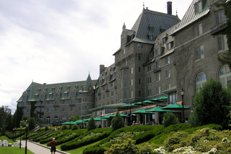 L'emblématique Fairmont Le Manoir Richelieu dans Charlevoix. Valérie FORTIER