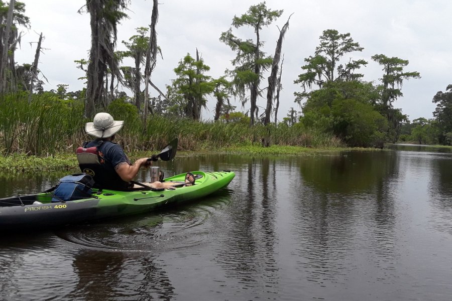 Balade en kayak sur le bayou Cane. Nelly  JACQUES