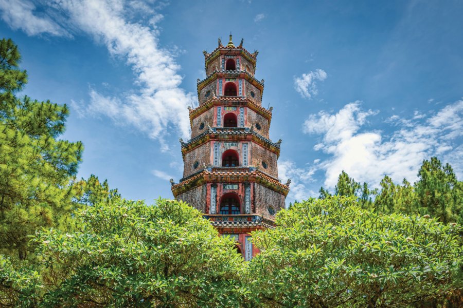 Pagode Thien Mu à Huê. Mlenny - iStockphoto.com