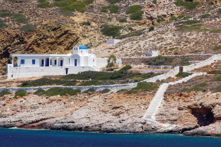 Chapelle près de Kamares, sur l'île de Sifnos. Lefteris_ - iStockphoto