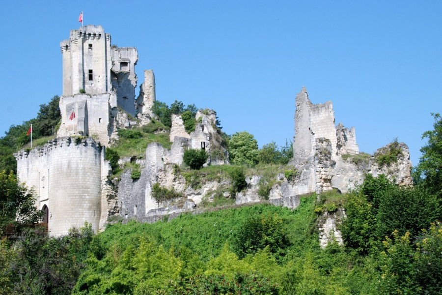 Le château de Lavardin est un château médiéval du XI<sup>e</sup> siècle. LU0810 - Fotolia