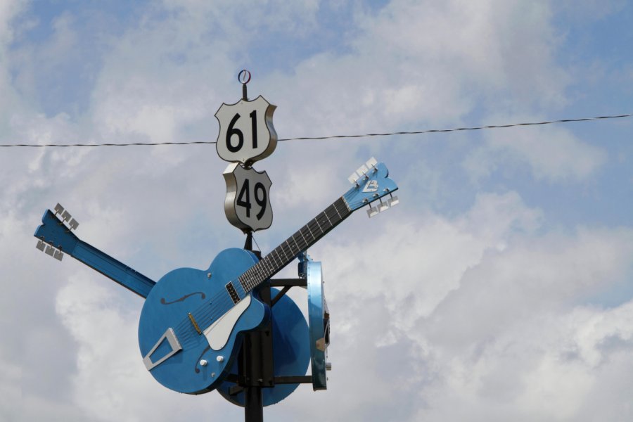 Jonction des routes 61 et 49, Clarksdale. Pierre Jean Durieu - Shutterstock.com