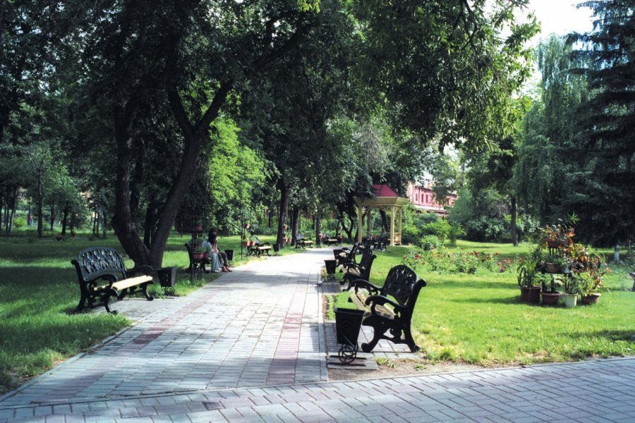 Parc de la ville d'Oust-Kamenogorsk. Sylvie FRANCOISE