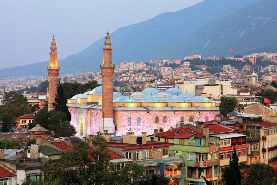 Ulu Camii, grande mosquée de Bursa. Muharremz - iStockphoto