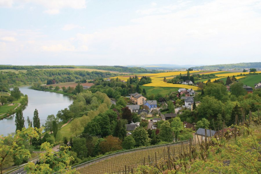 Vue imprenable sur Greiveldange. ORT Région Moselle Luxembourgeoise