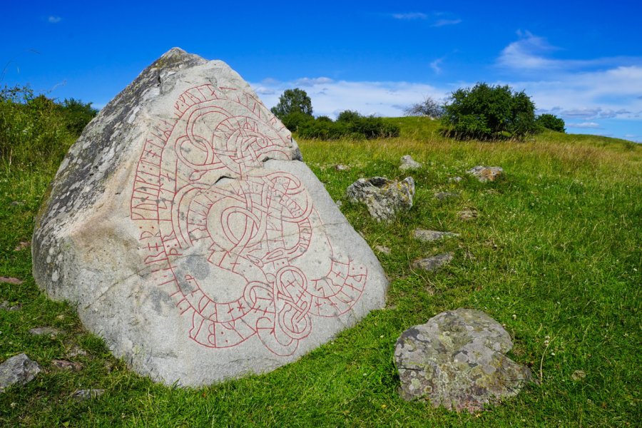 Site de Birka sur le lac Malären. Inspired By Maps - shutterstock.com