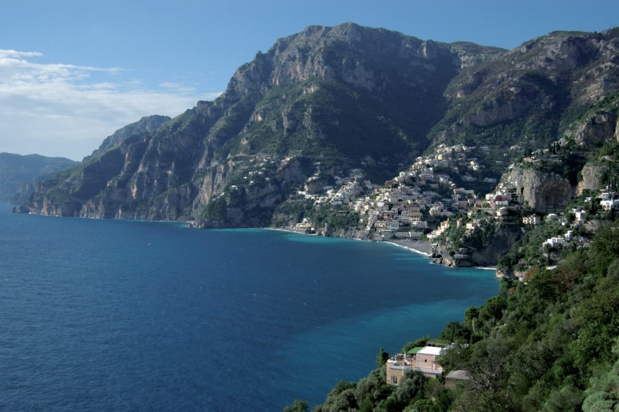 Vue générale de Positano. Stéphan SZEREMETA